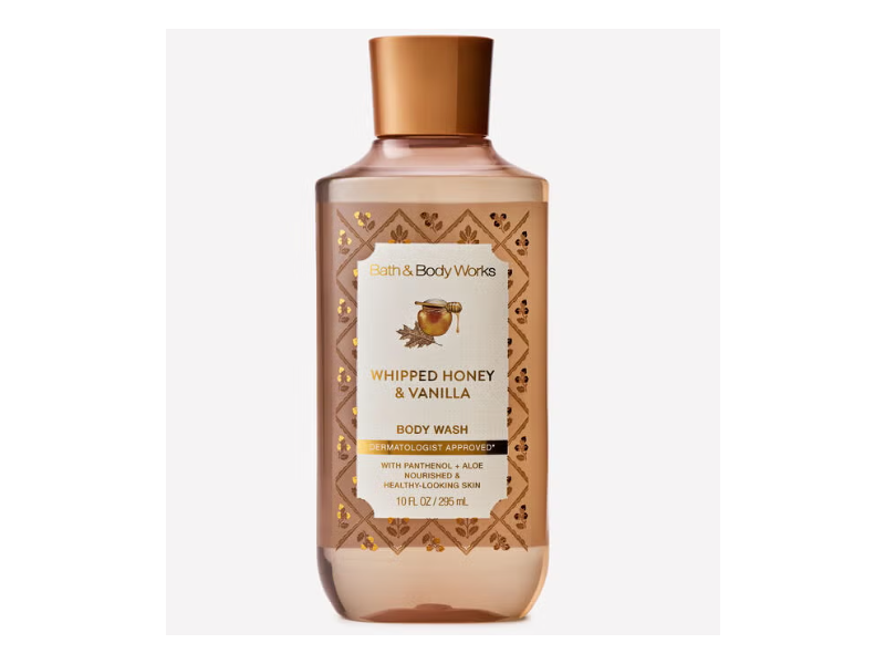 Bath & Body Works Body Wash, Whipped Honey & Vanilla, 10 fl oz/295 mL