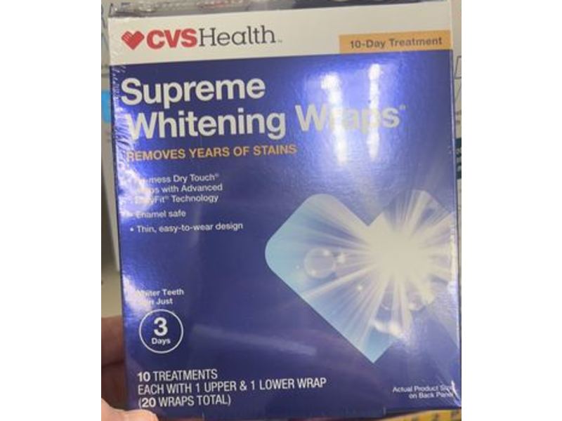 Cvs Health Supreme Whitening Wraps, 20 Count