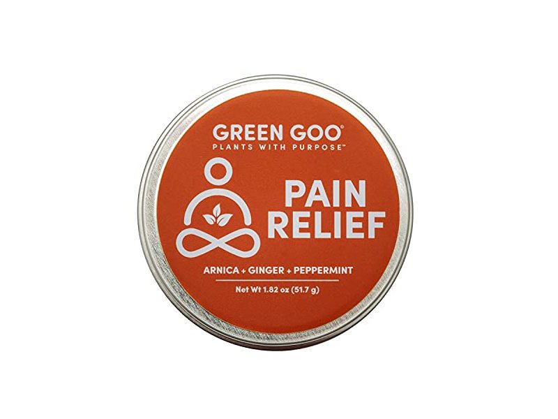 Green Goo Pain Relief Salve, Arnica + Ginger + Peppermint, 1.82 oz/51.7 g
