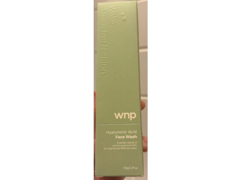 Wake Nature Perfection Face Wash, Hyaluronic Acid, 5.29 fl oz/150 g
