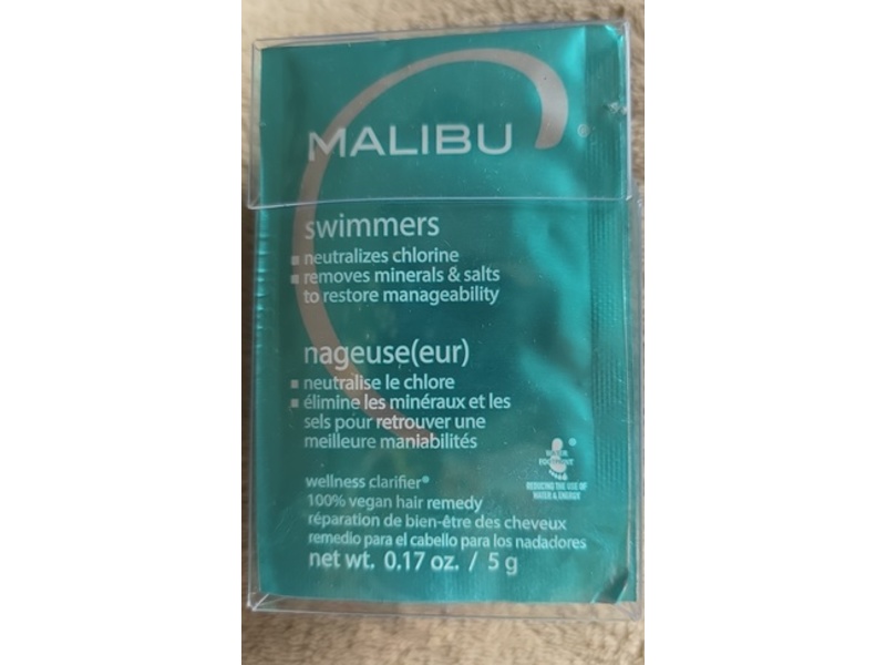 Malibu C Swimmers Wellness Clarifier, 0.17 oz/5 g, 12 Count