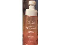 Vital Beauty Gentle Face Wash+Makeup Remover, Rose Water & Squalane, 8 fl oz/236 mL - thumbnail 2