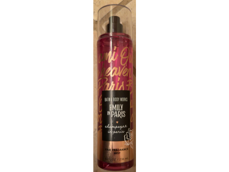 Bath & Body Works Emily In Paris Fine Fragrance Mist, Champagne In Paris, 8 fl oz/236 mL