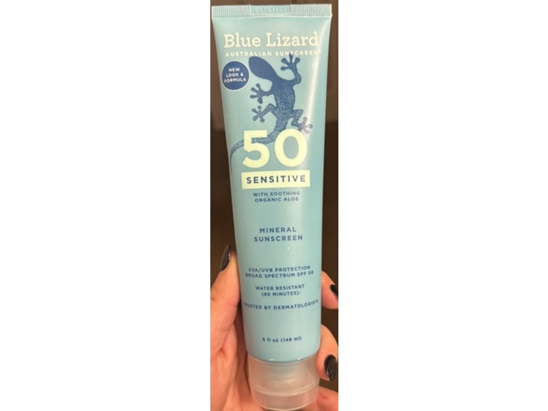 Blue Lizard Mineral Sunscreen, SPF 50, 5 fl oz/148 mL