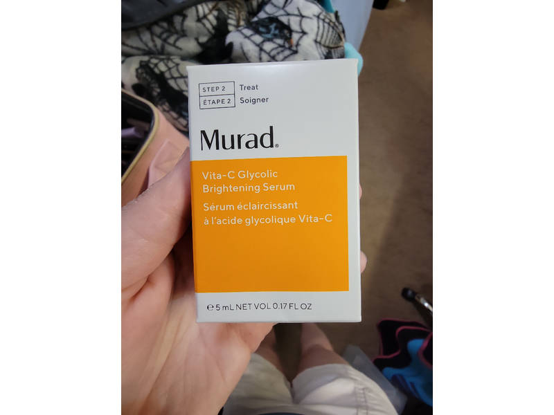 Murad Brightening Serum, Vita-C Glycolic, 0.5 oz/15mL