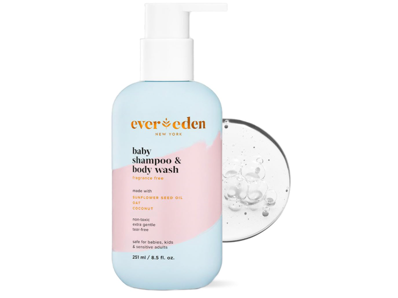 Evereden Baby Shampoo & Body Wash, 8.5 fl oz/251 mL