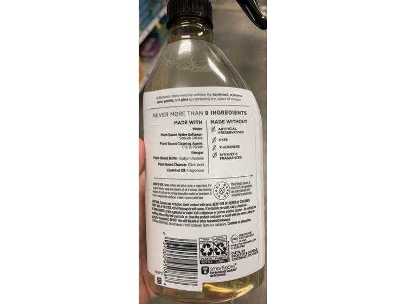 9 Elements Multi-Purpose Cleaner, Eucalyptus Scent, 18 fl oz/523 mL