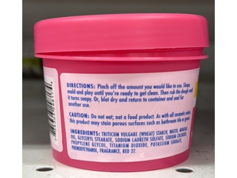 Mr. Bubble Soapy Bath-Dough, Strawberry, 3 oz/85 g