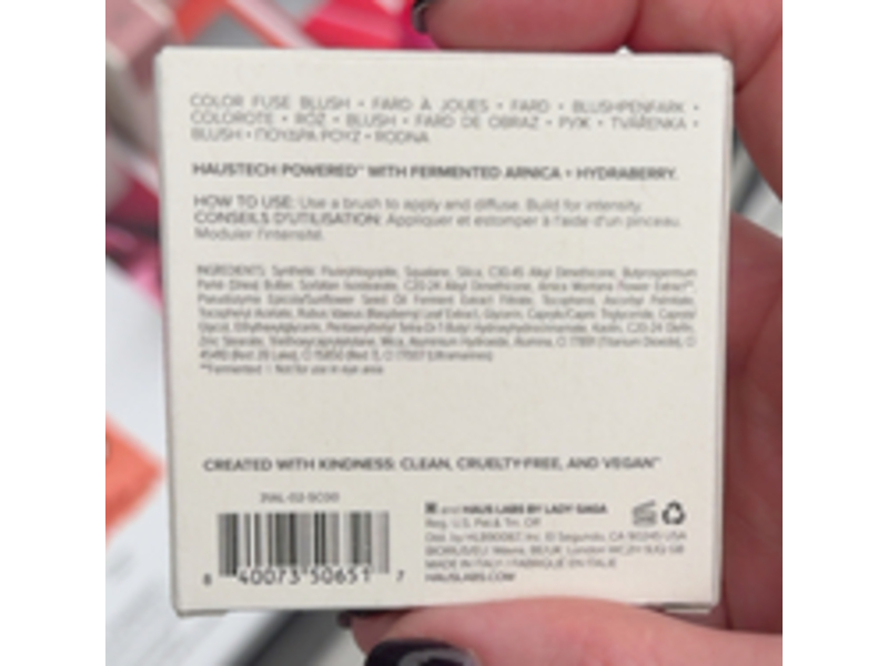 Haus Labs By Lady Gaga Color Fuse Blush, Dragon Fruit Daze, 0.18 oz/5 g
