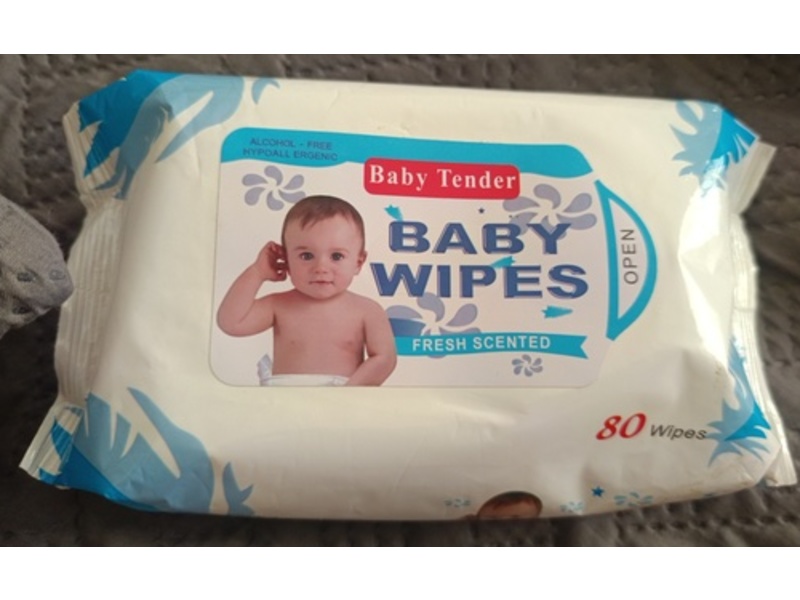 Baby Tender Baby Wipes, Fresh Scented, 80 Wipes