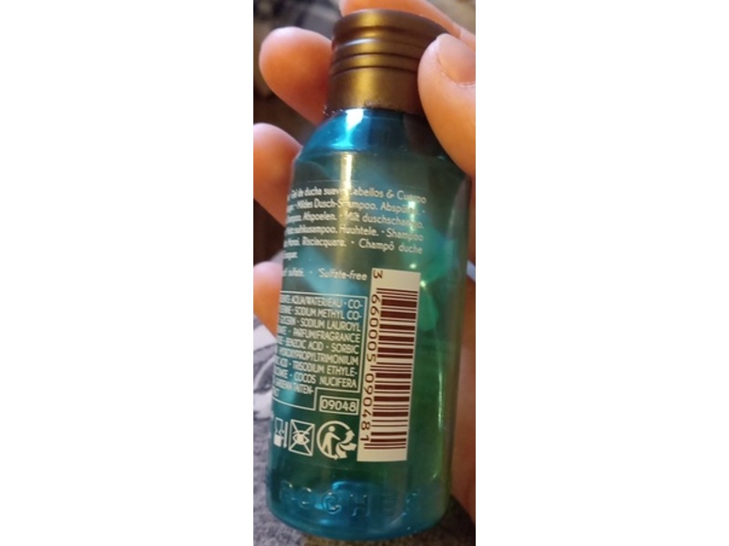 Yves Rocher Monoi Gentle Hair And Body Wash, 1.6 fl oz/50 mL