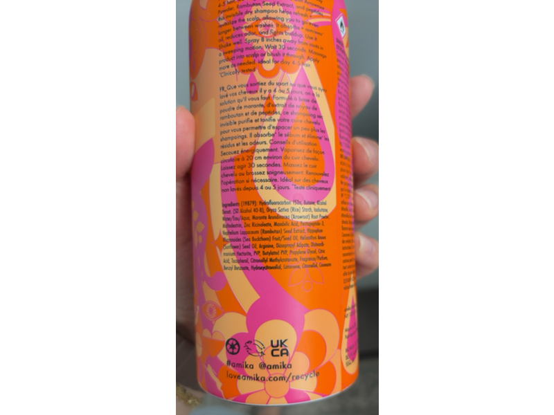 Amika Perk Up Plus Extended Clean Dry Shampoo, 9.5 oz/358 mL