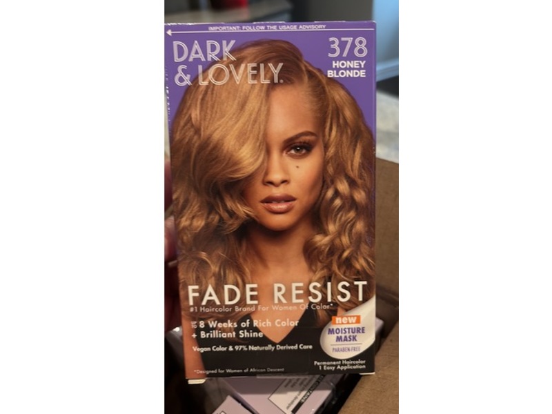 Softsheen Fade Resist Permanent Conditioning Hair Color, 378 Honey Blonde, 1 Application