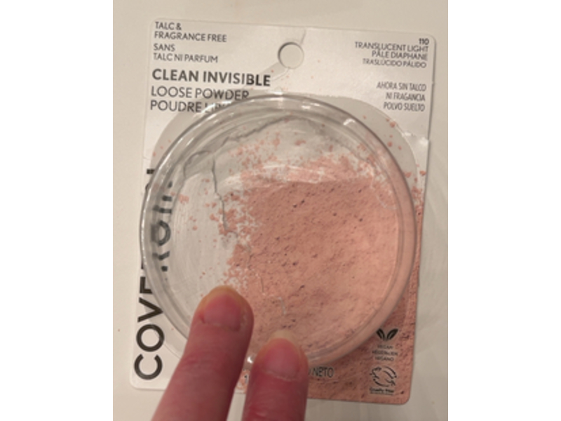 Covergirl Clean Invisible Loose Powder, 110 Translucent Light, 0.63 oz/18 g