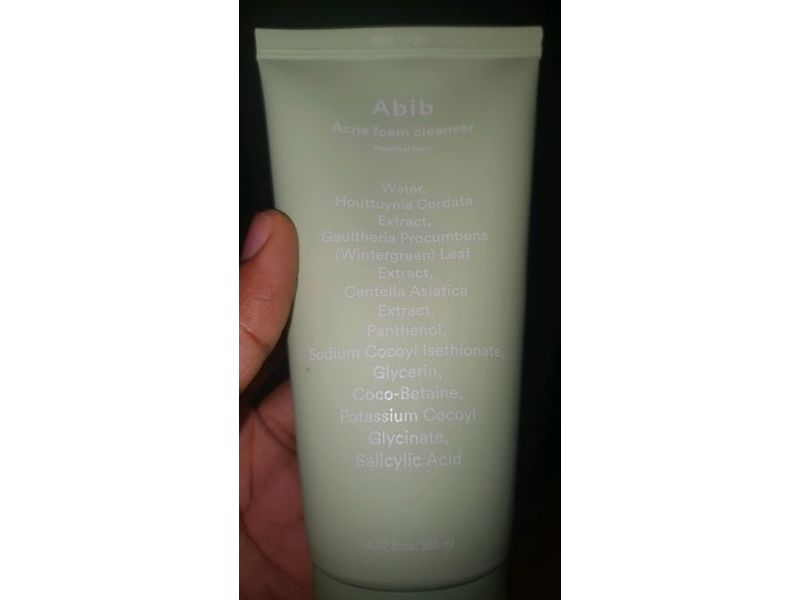 Abib Acne Heartleaf Foam Cleanser, 5.07 fl oz/150 mL