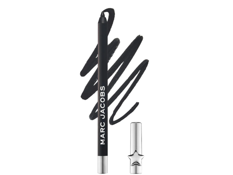 Marc Jacobs Beauty Drawn This Way Long-Wear Waterproof Gel Eyeliner, 200 Matte Ultra Black, 0.04 oz/1.2 g