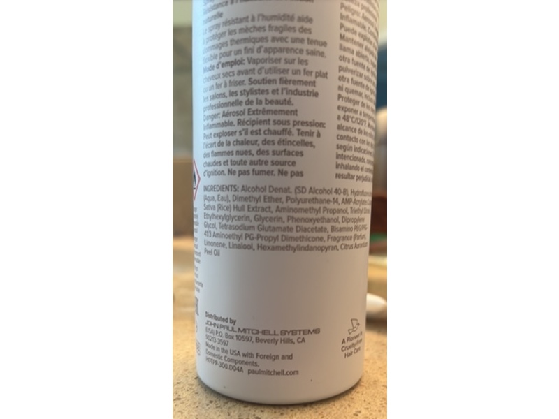 Paul Mitchell Hot Off The Press Heat Protectant, Flexible Hold, 9.1 oz/255 g