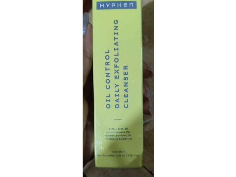 Hyphen Oil Control Daily Exfoliating Cleanser, 3.38 fl oz/100 mL