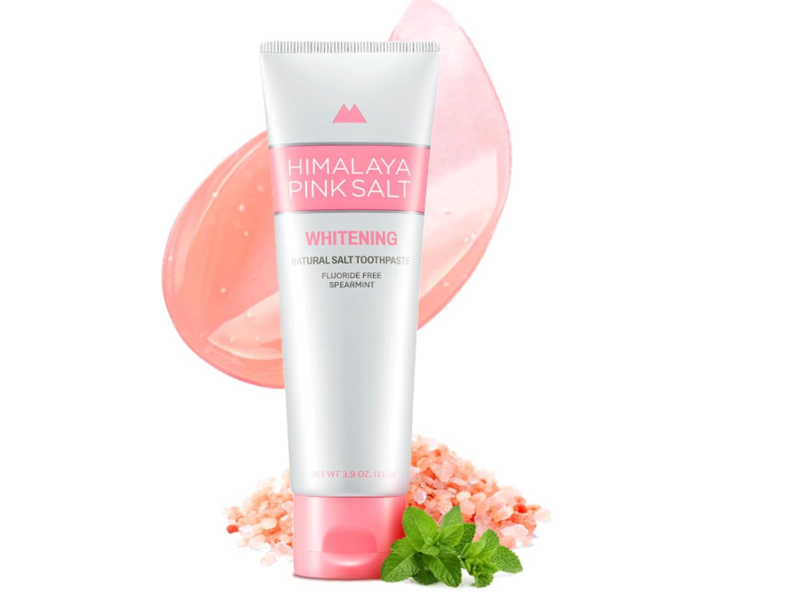 Himalaya Pinksalt Natural Whitening Salt Toothpaste, Spearmint, 3.9 oz/113 g