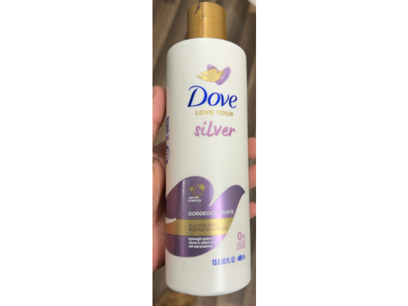 Dove Love Your Silver Purple Shampoo, 13.5 fl oz/400 mL ...