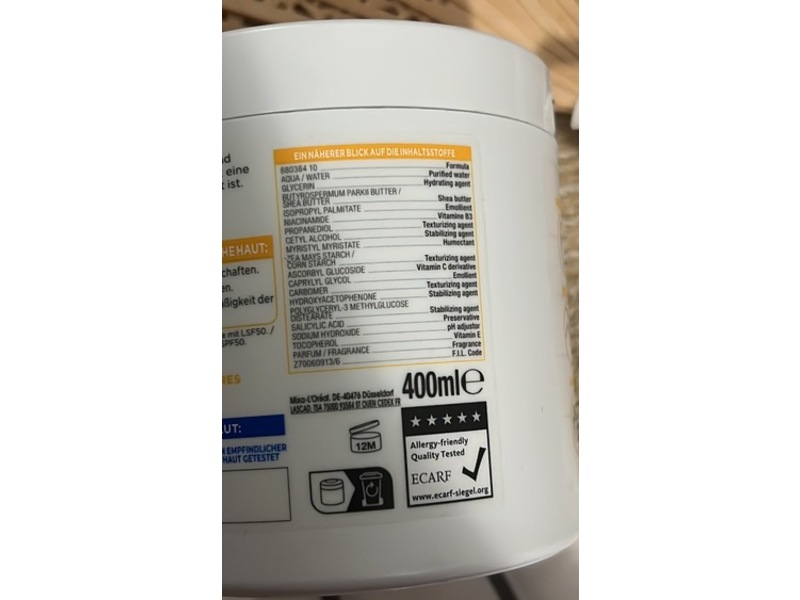 Mixa Bright Moisturizing Anti-Spot Cream, Niacinamide, 13.52 fl oz/400 mL