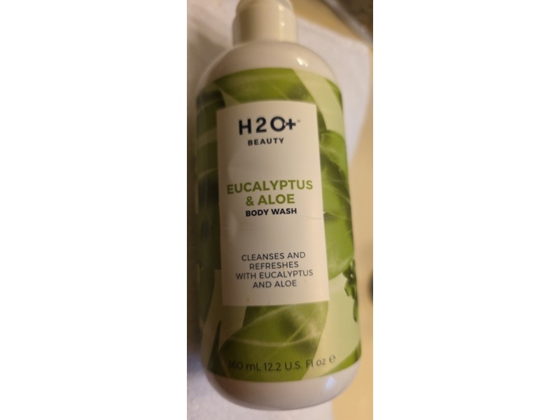 H2O+ Beauty Body Wash, Eucalyptus & Aloe, 12.2 fl zo/360 mL