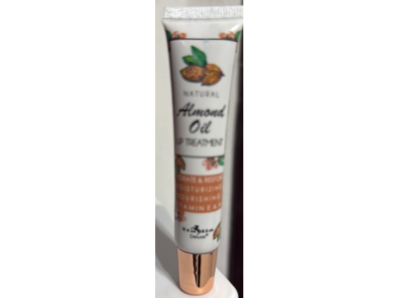 Italia Deluxe Natural Lip Treatment, Almond Oil, 0.53 oz/15 g