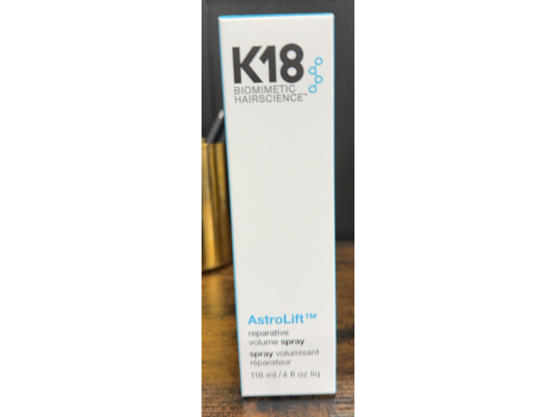 K18 Biomimetic Hairscience AstroLift Reparative Volume Spray, 4 fl oz/118 mL