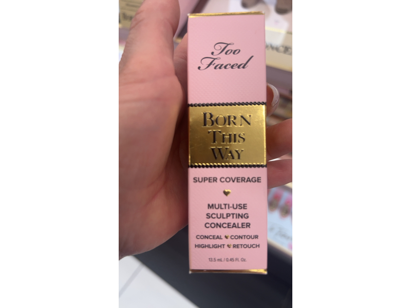 Too Faced Born This Way Multi Use Sculpting Concealer, Cloud, 0.45 fl oz/13.5 mL