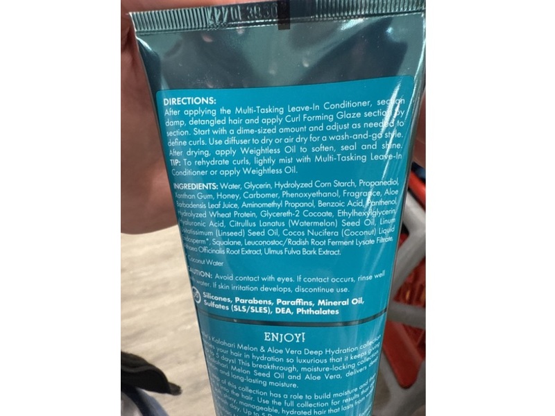 Mielle Curl Forming Glaze, Kalahari Melon & Aloe Vera, 7.5 oz/221 g