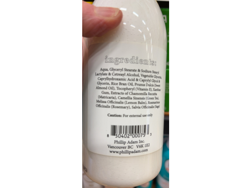 Phillip Adam Lotion,13.5 fl oz/400 mL