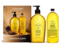L'Occitane En Provence Softening Shower Oil + Refill Duo, Amande Sublime, 16.9 fl oz/500 mL - thumbnail 1
