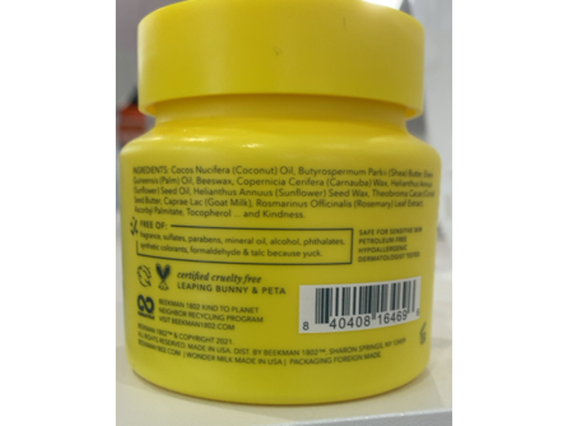 Beekman 1802 Multipurpose Wonder Milk Butter Botanical Jelly, Goat Milk Shea Butter & Sunflower, 8 fl oz/236 mL