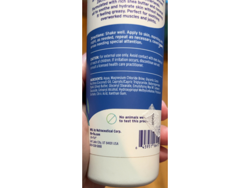 Life-flo Magnesium Lotion, Unscented, 8 fl oz/237 mL