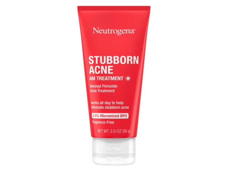 Neutrogena Stubborn Acne Am Treatment, Benzoyl Peroxide, 2.0 oz/56 g