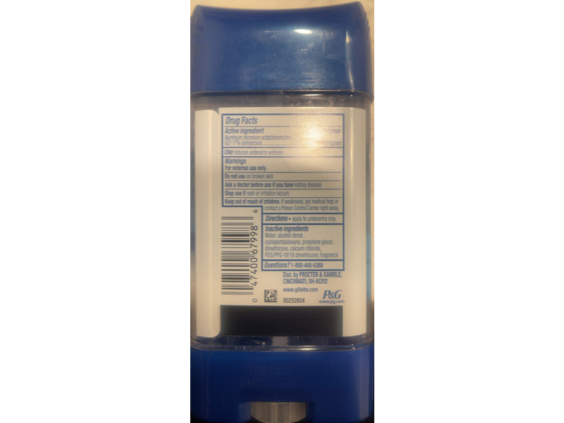 Gillette Stop Order Before It Starts, Cool Wave, 3.8 oz