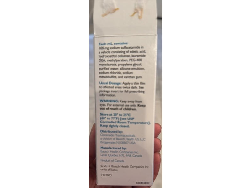 Sodium Sulfacetamide Lotion 10%, 4 fl oz/118 mL, Oceanside (Rx)