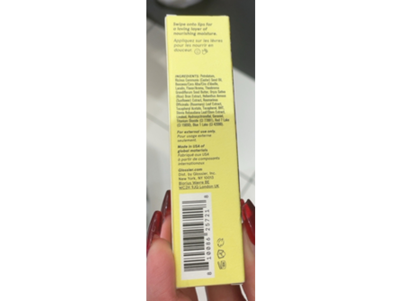 Glossier Lip Balm, Lavender Balm Dotcom, 0.5 fl oz/15 mL