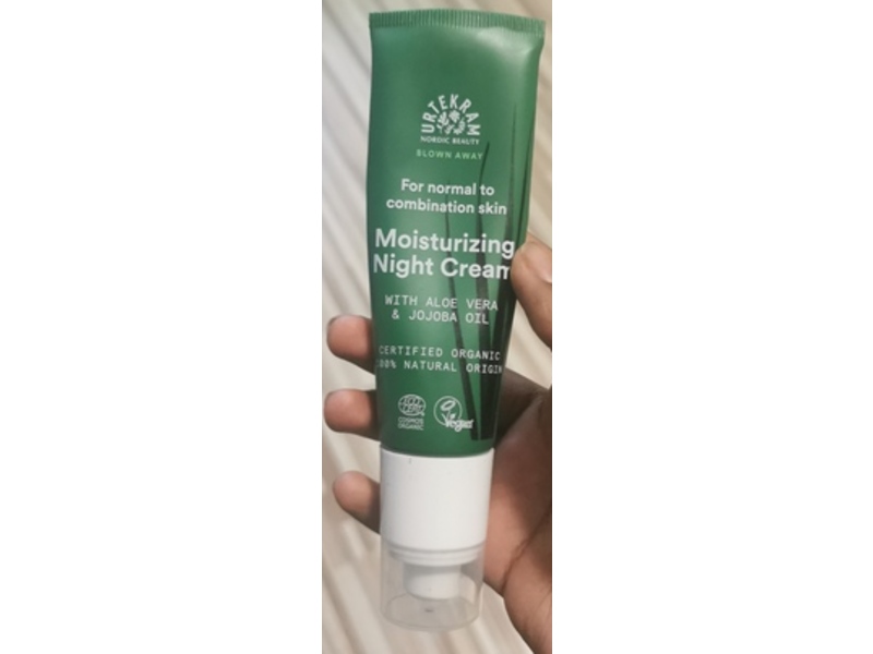 Urtekram Blown Away Moisturising Night Cream, Wild Lemongrass, 50 mL