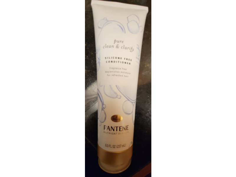 Pantene Pure Clean & Clarify Silicone Free Conditioner, Fragrance Free, 8.0 fl oz/237 mL