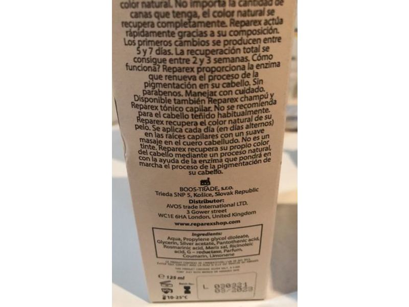 Reparex Against Grey Hair For Women, 125 mL
