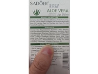 Sadoer Lip Balm, Aloe Vera, 0.09 oz/2.7 g - Image 4