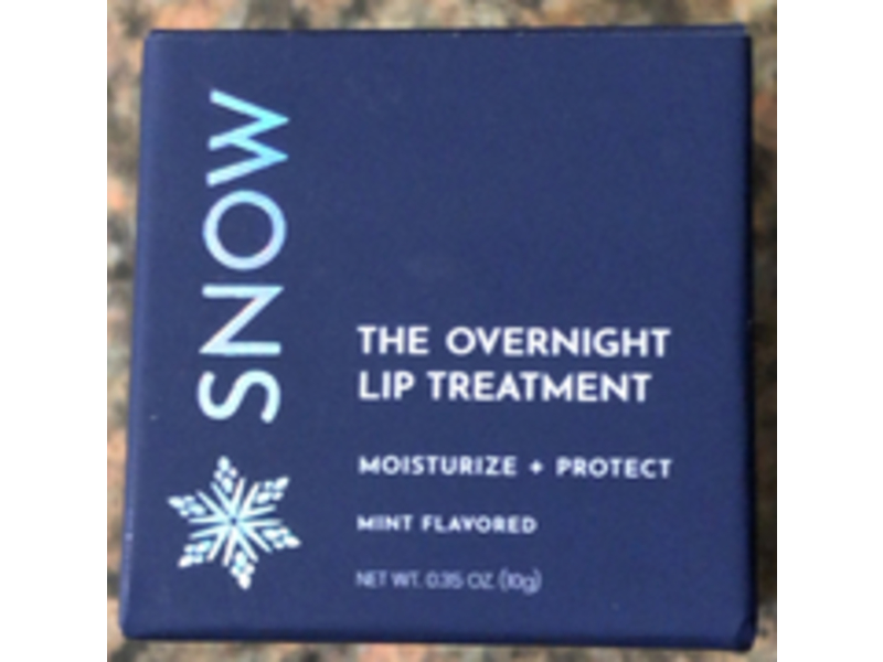 Snow The Overnight Lip Treatment, Mint Flavored, 0.35 oz/10 g