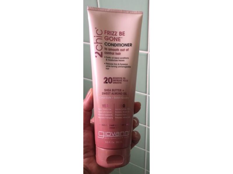 Giovanni 2chic Frizz Be Gone Conditioner, Shea Butter & Sweet Almond Oil , 8.5 fl oz / 250 mL