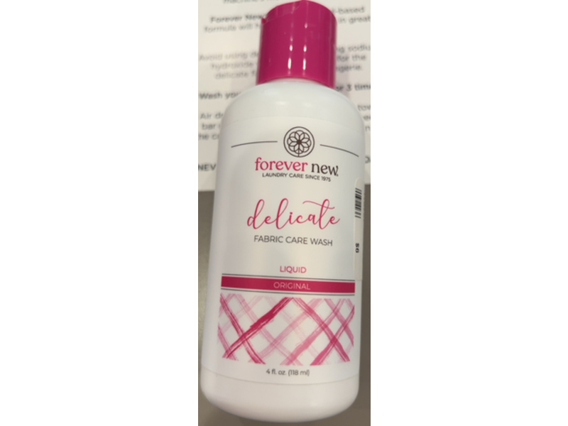 Forever New Liquid Fabric Care Wash, Original Scent, 4 fl oz/118 mL