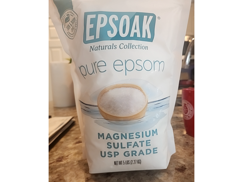 Epsoak Pure Epsom Salt, Magnesium Sulfate, 2.27 kg