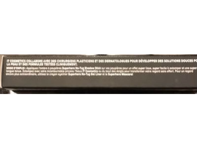 It Cosmetics Superhero No Tug Shadow Stick Eyeshadow, 0.05 oz/1.61 g