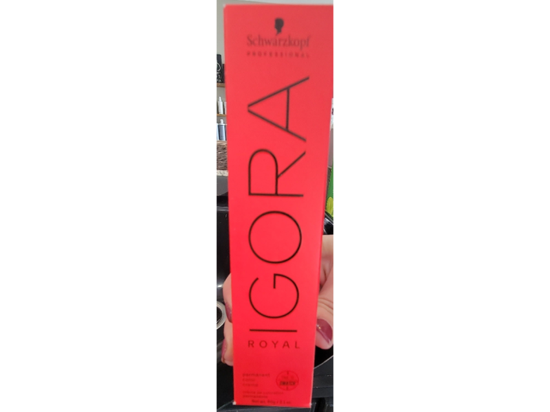 Schwarzkopf Professional Igora Royal Permanent Hair Color, 9-1, Extra Light Blonde Cendre, 60 g