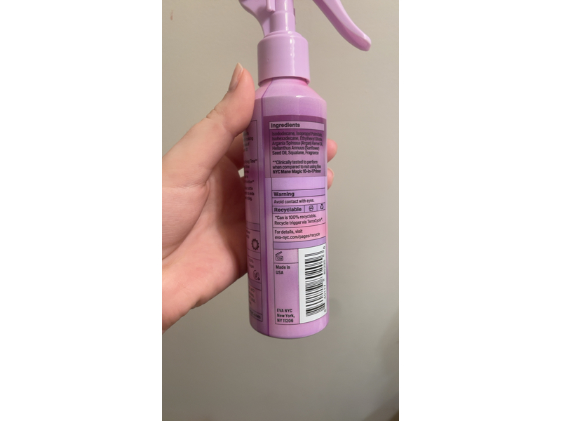 Eva Nyc Mane Magic 10-in-1 Primer Hair Styling, 6 fl oz / 177.4 mL