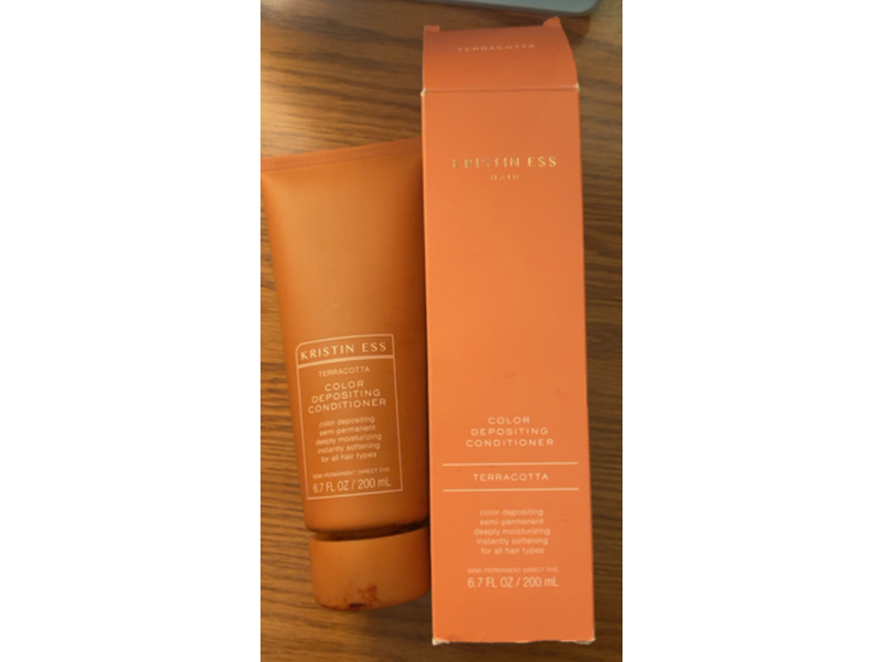 Kristin Ess Color Depositing Conditioner, Terracotta, 6.7 fl oz/200 mL